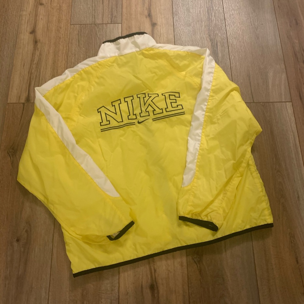 Nike Windbreaker Yellow Size Medium